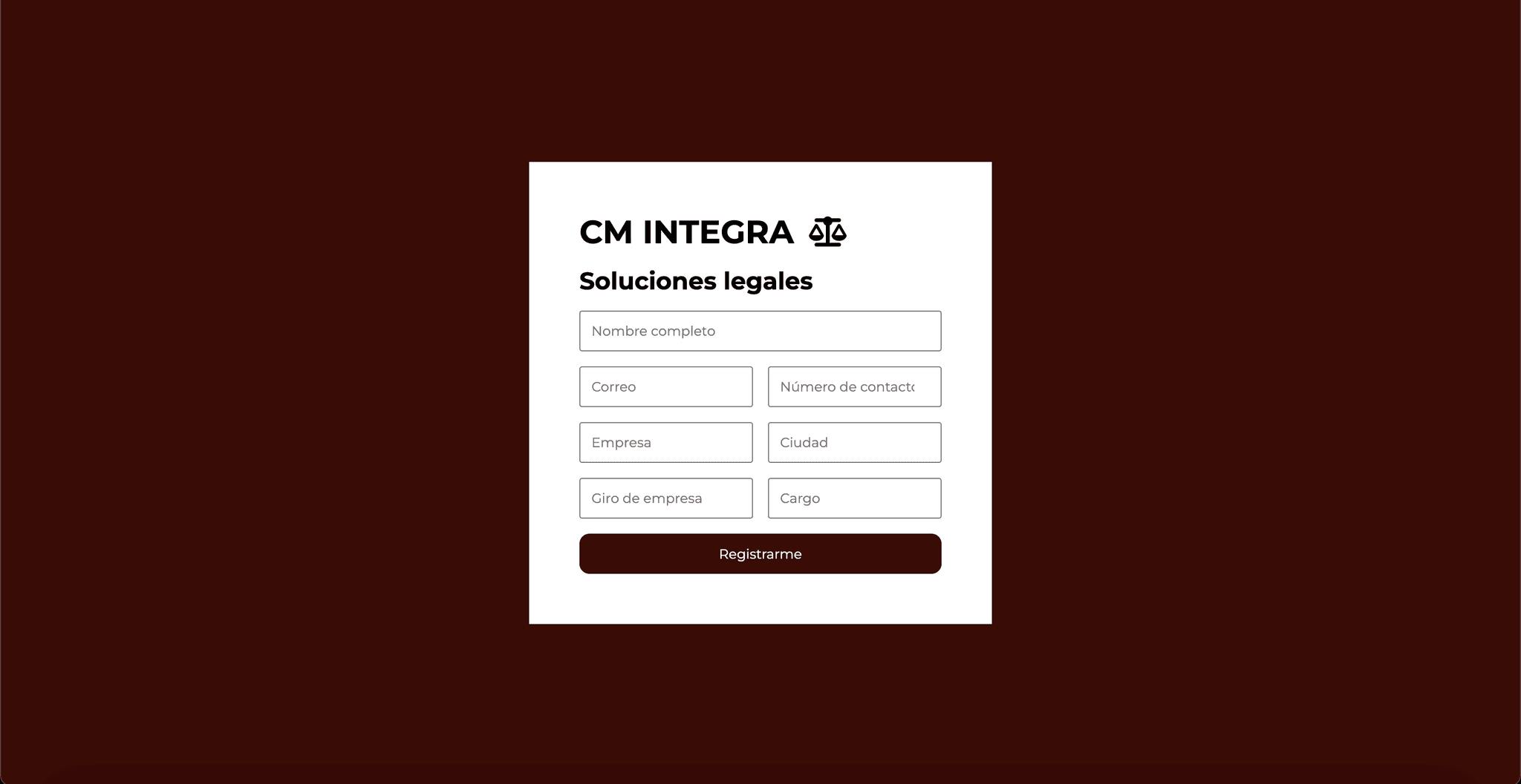 Formulario de Contacto